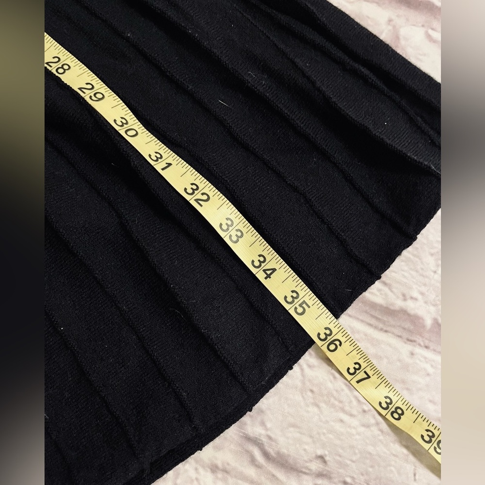 EILEEN FISHER Wool Pleated Stretch Dress sz S - Picture 7 of 8